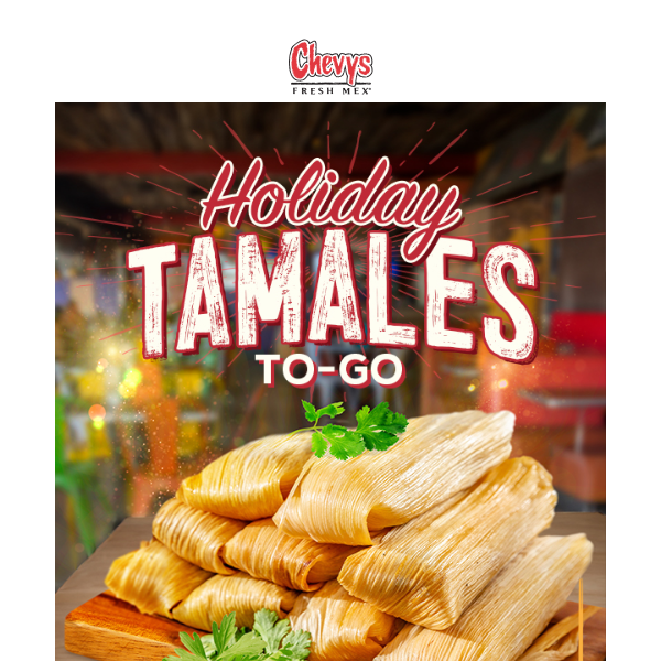 The Perfect Holiday Treat - Tamales To-Go!