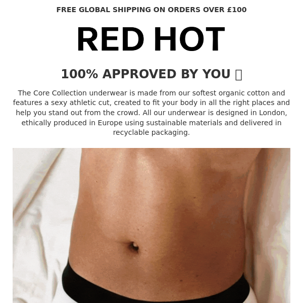 Underwear to make anybody feel Red Hot 🥵