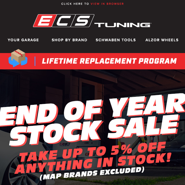 End Of Year Stock Sale - Save Even More On Select In Stock Items
