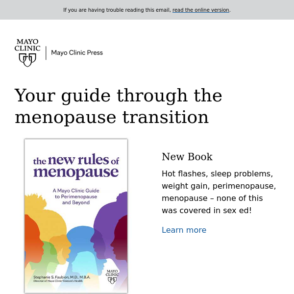 New Book: The New Rules of Menopause