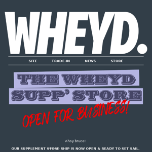 SUPP' STORE Pre-Order Now Live!