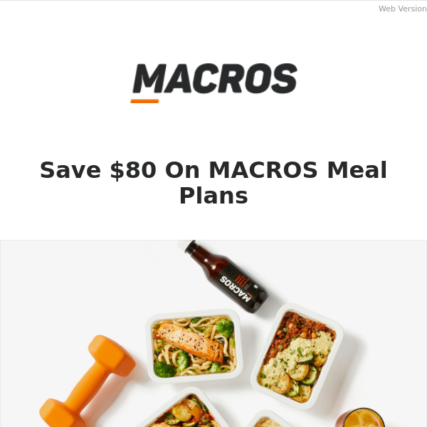 March Offer: Get $80 off MACROS Plans