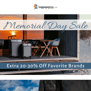 Memorial Day Luggage Sale - this weekend only! 🎆