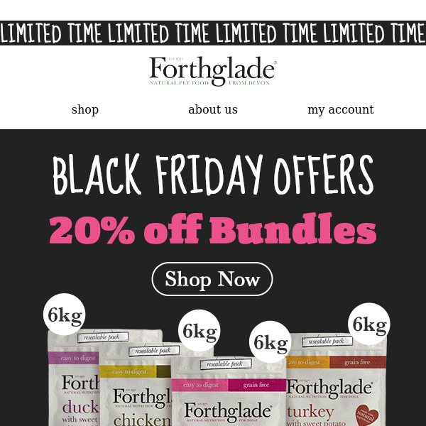 Black Friday Offer: 20% off bundles