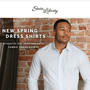 Now Available: 4 New Spring Dress Shirts