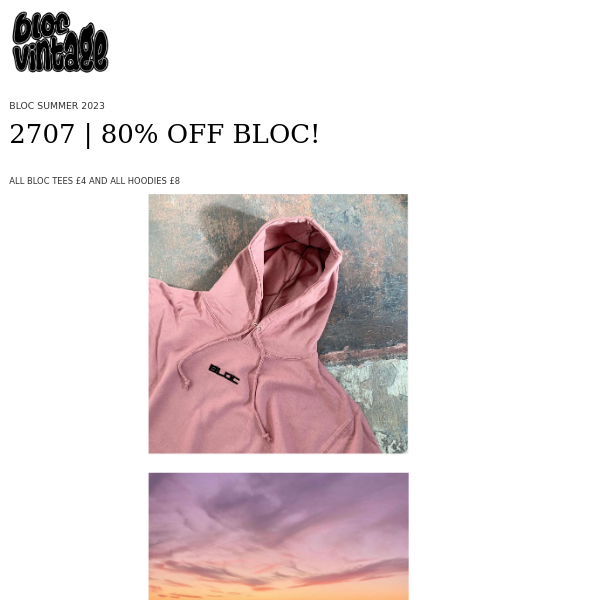 2707 | 80% OFF BLOC SUPPLIES!! 5 Days left! 🔥😱