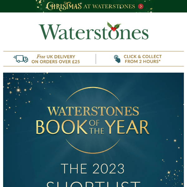 Waterstones Book Of The Year Shortlist