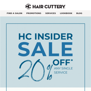 Hey Insider! Enjoy 20% off*