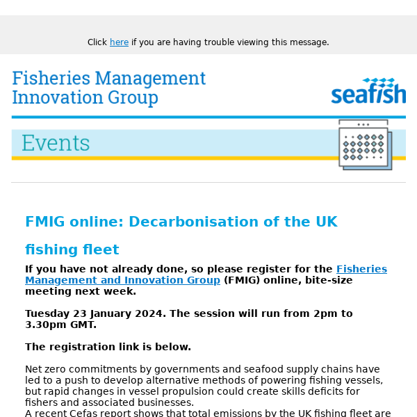 Final reminder to please register for FMIG online meeting on 23 January 2024
