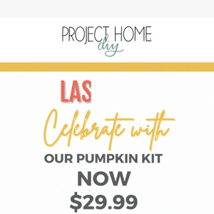 LAST DAY! Get your Pumpkin Centerpiece today!