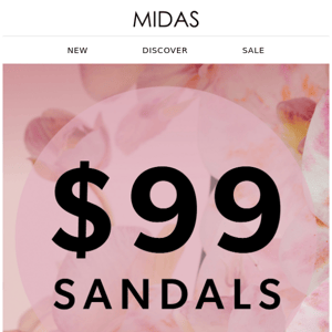 Shop $99 Sandals ☀️