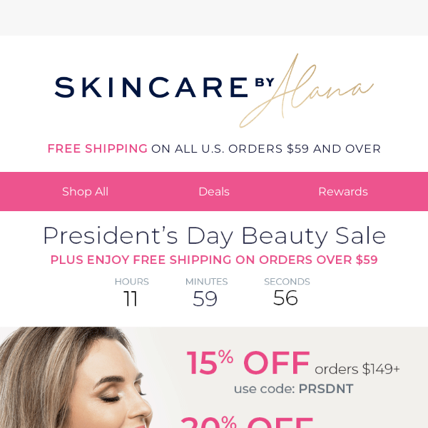 The 20% OFF President's Day Sale Ends TODAY