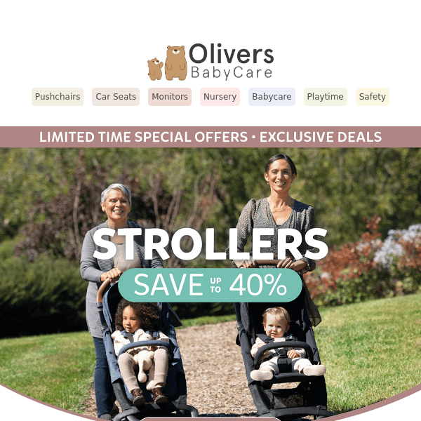 Strollers - Exclusive Sale now on