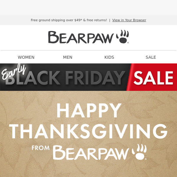 We're Thankful For You, PAW-PAL! 🐻