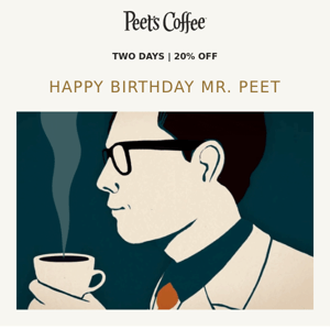 Celebrate Great Coffee with 20% Off Sitewide