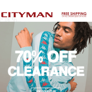 AN ADDITIONAL 70% OFF CLEARANCE!