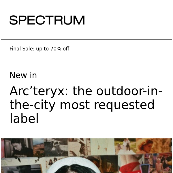 Arc’teryx: the outdoor-in-the-city most requested label