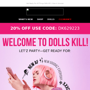 Welcome To Dolls Kill!