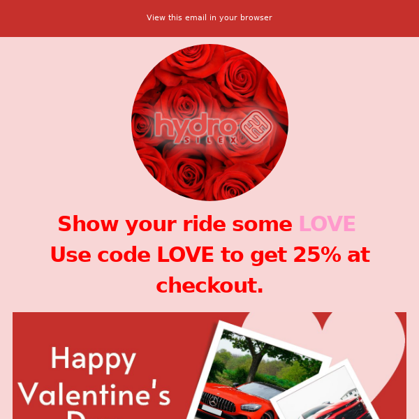 Show your ride some love this Valentine's Day ❤