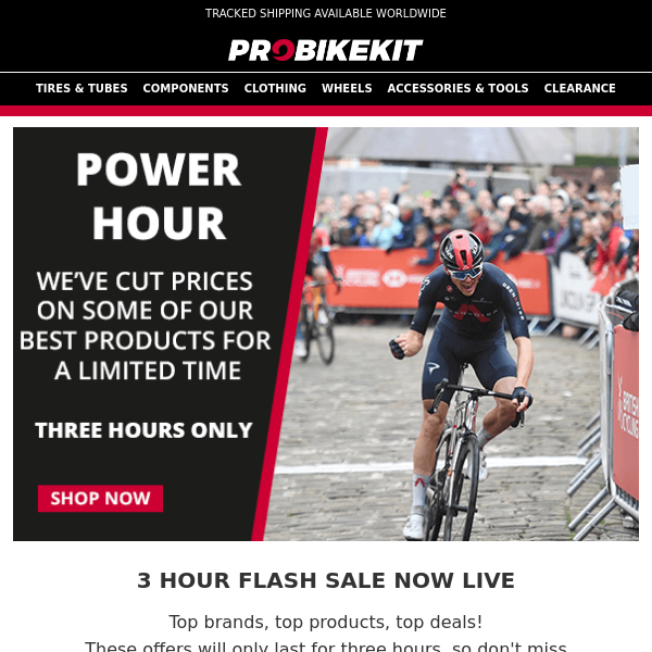 Power Hour Sale! 3 Hours Only!