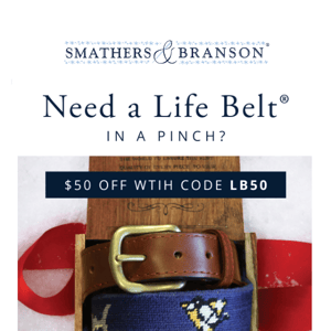 Order a Life Belt Today and we'll mail you a printed mockup!