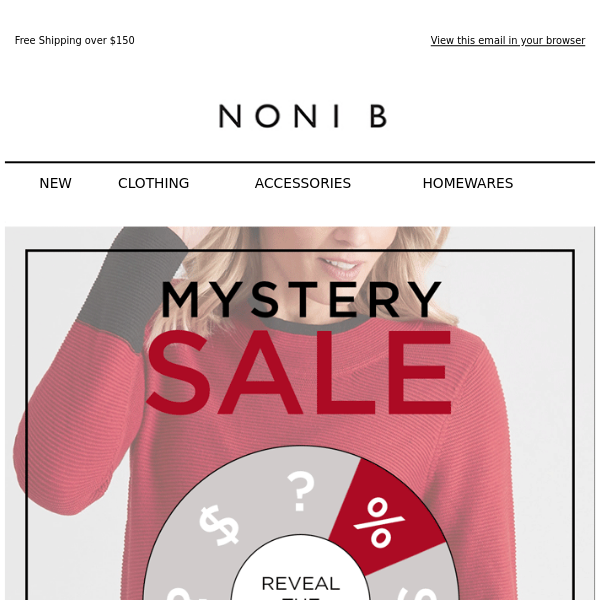 Reveal Your Mystery Discount!