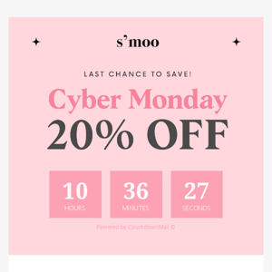 💃🏻 INSIDE: Our Cyber Monday Offer!
