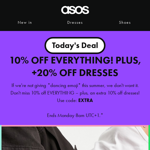 10% off everything! 💃