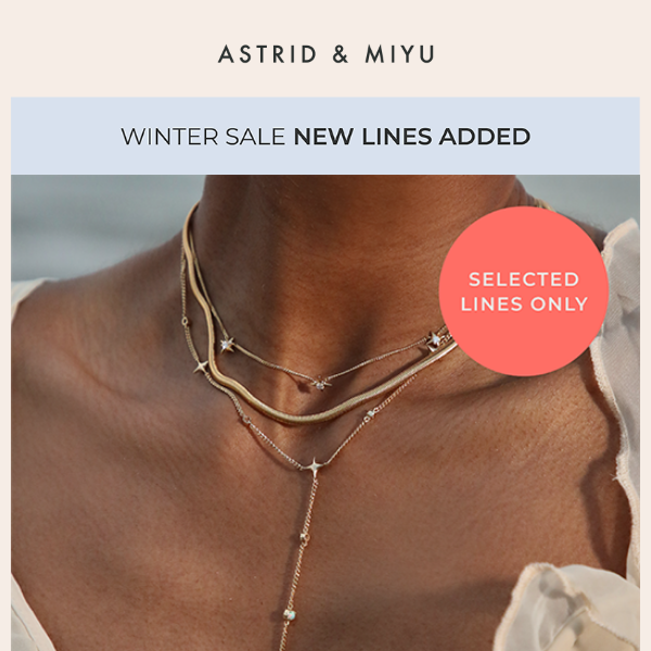 Update your stack in our Winter Sale