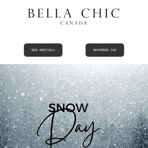 SNOW DAY means FREE SHIPPING!