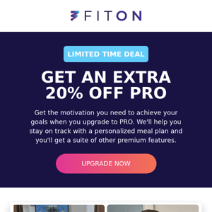 ✨ One day left! Extra 20% off PRO ✨