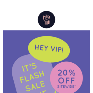 ⚡ 20% off everything STARTS NOW ⚡