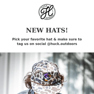Unveiling Brand New Hats at Huck Outdoors! 🧢