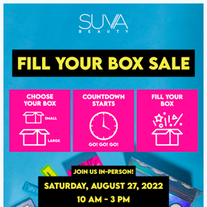 📍Pop-Up! Fill Your Box Sale! 📦