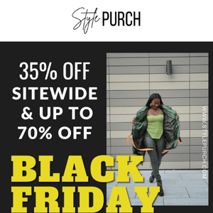 BIGGEST BLACK FRIDAY SALE IS HERE – UP TO 70% OFF