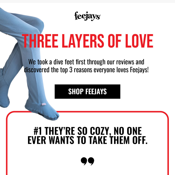 Slide into 3 layers of LOVE from the Feejays fam