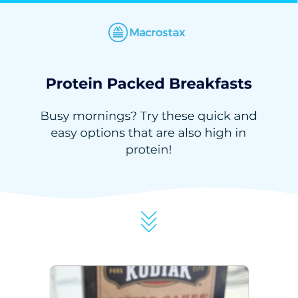 Protein Packed Breakfasts