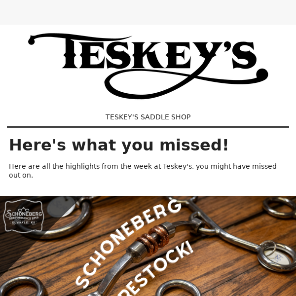 Here's What You Missed - Teskey's Highlights