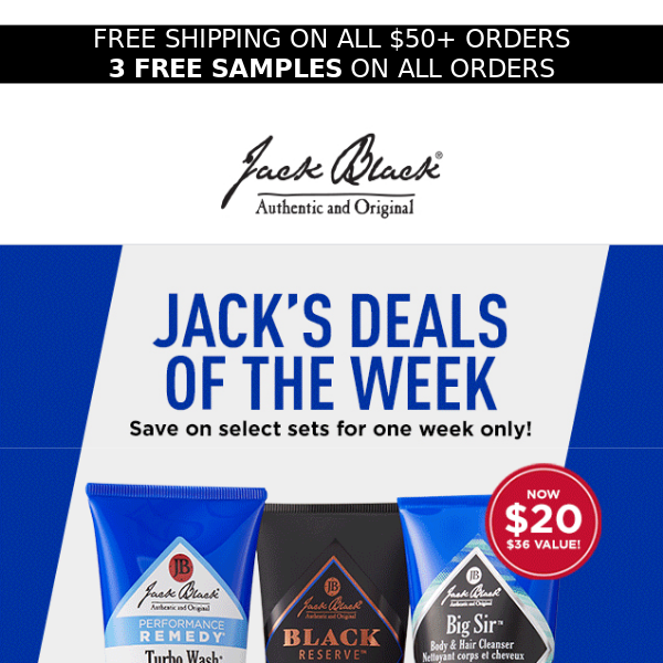Jack’s deals of the week are back!