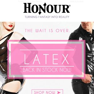 ❤️ Your Favourite Latex Items Are Back In Stock ❤️