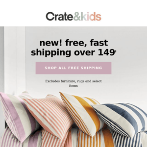 It's HERE! Free Shipping on 100s of items →