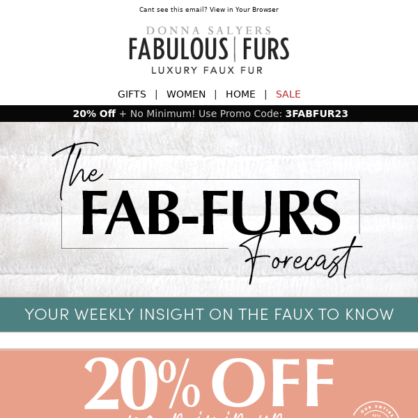 The FAB-FURS Forecast: Vests