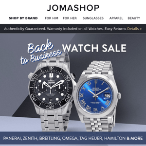 💼 Back To BUSINESS Watch Sale (Up To 39% OFF)