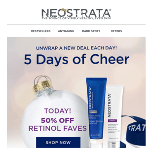 Final Hours! 50% Off Retinol Faves