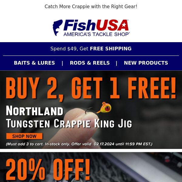 Don't Miss These Crappie Deals!