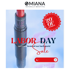 20% OFF ♥️ More Labor Day Deals ❤️