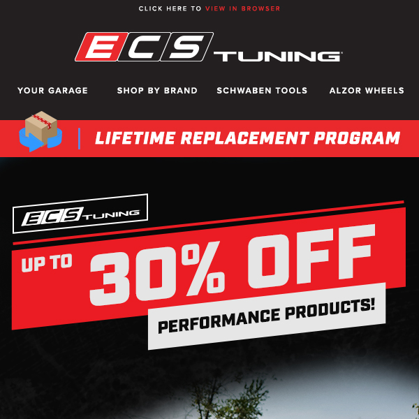 Top ECS & Turner Performance Up To 30% off!