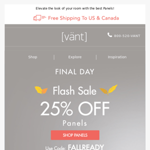 We Wouldn't Want You To Miss This Flash Sale...