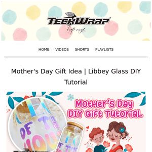 Mother's Day DIY Gift Idea | YouTube Tutorial