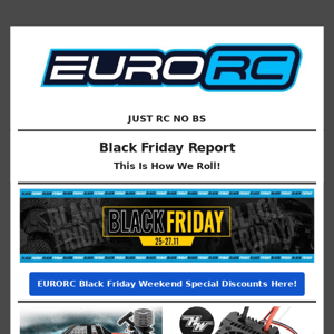 Black Friday Report from EuroRC! More picks from our BF Discounts!